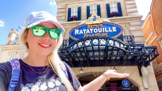 Remy's Ratatouille Adventure NEW Ride & La Creperie NEW FOOD! Passholder Preview FULL TOUR!