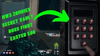 MW3 ZOMBIES SECRET VAULT EASTER EGG GUIDE! (SHAHIN MANOR VAULT BOSS EASTER EGG)