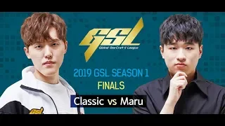 [2019 GSL S1] Finals Classic vs Maru