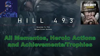 CoD: WWII All Mementos, Heroic Actions, and Achievements Guide Mission 8 (Hill 493)