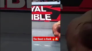 Brock Lesnar attack on Corbin & Referee after eliminated by Bobby Lashley Royal Rumble