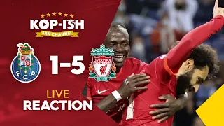 FC Porto 1-5 Liverpool | Liverpool Batter Porto AGAIN | LIVE INSTANT MATCH REACTION