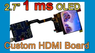 Make a HDMI Board/Adapter For 2.69 inch OLED Display 800x600 MIPI Interface