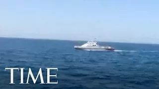 United States Navy Patrol Boat Fires Warning Shots Near An Iranian Ship In The Persian Gulf | TIME