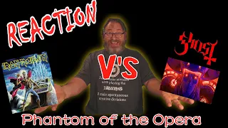 NEW!! Ghost - Phantom of the Opera REACTION. Is it better than Iron Maiden's version??