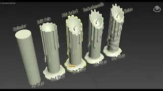 How to Create Molding a 3d Candle   3ds max tutorial