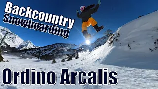 Ordino Arcalis BACKCOUNTRY 🌲 Riding Trees ❄️ Powder Snowboarding Vlog