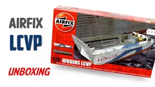 Airfix Higgins LCVP - 1/72 Scale Plastic Model Kit - Unboxing