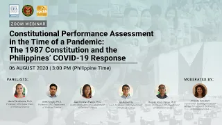 Constitutional Performance Assessment in the Time of a Pandemic: Webinar