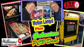 #1447 Rare MOTION LAMPS-COMET Pinball & OPEN THE SAFE Bargain Games-TNT Amusements