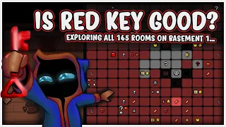 IS RED KEY GOOD?  |  Exploring all 165 rooms on Basement I...