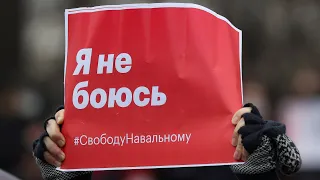 "Свободу Навальному!". День протеста в Москве / Прямая трансляция 23 января