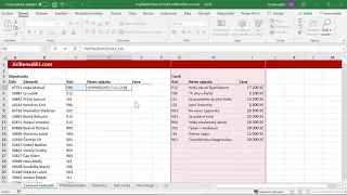 SVYHLEDAT (Excel) Jednoduchý návod a příklad