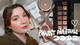 PROJECT PAN FINALE | The final pans and empties of 2023 😍