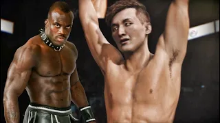 UFC Doo Ho Choi vs. Melvin Manhoef | Fight with a human fighting dog that knocks people down!