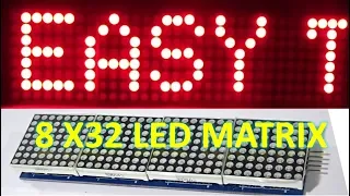 Text Scrolling Display | MAX7219 Dot Matrix 4-in-1| Arduino