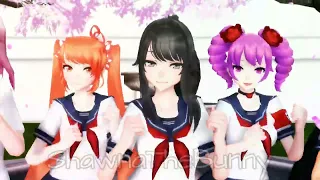 .:MMDxYanSim:.  Bling-Bang-Bang-Born #mmd #yanderesimulator #fypシ #tiktok #memes