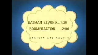 Cartoon Network Coming Up Next Laboratory bumper (more) Batman Beyond to Boomeraction (2003)