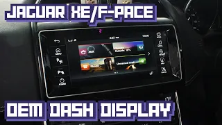 Jaguar XE/F-Pace | 2016-19 | Android OEM Dash Display w/ CarPlay/Android Auto