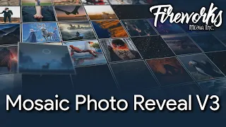 After Effects Free Template | Mosaic Photo Reveal V3 Slideshow
