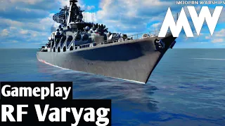 MODERN WARSHIPS | RF VARYAG | GAMEPLAY