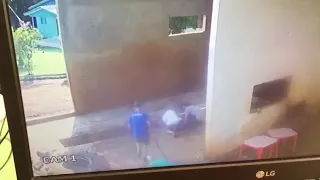 Tire Explodes Killing Man Instantly!