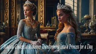 Magical Cinderella Makeover Transforming Into a Princess for a Day