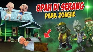 Opah di Serang para Zombie , Upin ipin takut ! GTA Lucu