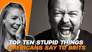 AMERICAN REACTS TO STUPID THINGS AMERICANS SAY TO BRITS | AMANDA RAE