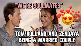 Tom Holland and Zendaya being a married couple for 10 minutes