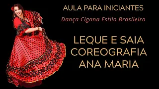 Aula para iniciantes em Dança cigana Estilo Brasileiro com Silvia Bragagnolo (leque e saia)