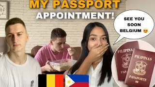 SEE YOU SOON BELGIUM! MY PASSPORT APPOINTMENT || FILIPINA + BELGIAN COUPLE