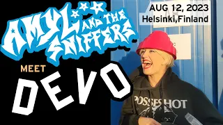 Amyl And The Sniffers Meet DEVO in Helsinki, Finland! Aug 12th, 2023