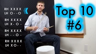 Top Ten Bucket Drumming Beats: #6 - Hip Hop Rhythm