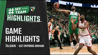 Žalgiris - EA7 Emporio Armani | Game Highlights | 2024.03.28