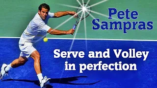 Pete Sampras 🇺🇸 Serve & Volley in Perfection.