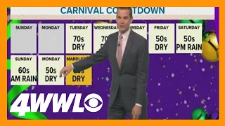 New Orleans Weather: Warmer this week, looking good for parades
