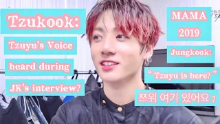 Tzukook: Tzuyu’s voice heard during Jungkook’s interview?
