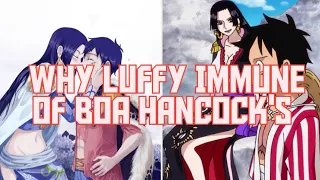 Why luffy Immune to boa Hancock's Devil fruit