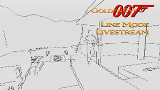 GoldenEye 007 N64 - Line Mode Livestream - Real N64 capture