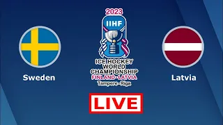 Sweden vs Latvia Live Stream | Quarterfinal | 2023 IIHF Ice Hockey World Championship Full Game