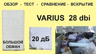 VARIUS 28 dbi  - Обзор  - Тест в глуши  -  Вскрытие