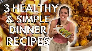 3 QUICK, SIMPLE & HEALTHY DINNERS | Meals I Eat on My Weight Loss Journey | WW WEIGHTWATCHERS Points