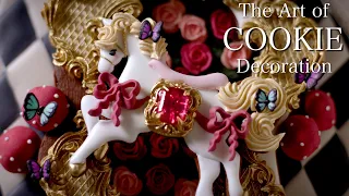 Healing ASMR Cookie Decorating Video | Fairytale Carousel Horse