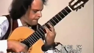 Roland Dyens on the Corfu Guitar Congress Festival 1997- Transcription of "La Foule"