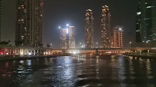 Dubai Creek  Harbour!Explore the beauty of Dubai Creek at Night 🌙 #Dubai Creek Night View #PKWorld.