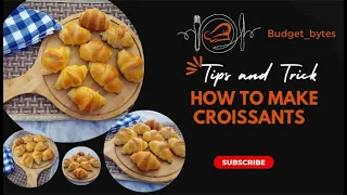 How to make croissants like a pastry chef | croissants recipe