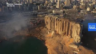 Beirut Blast: Aerial footage shows scale of destruction