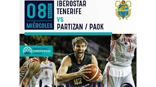 Promo del cruce de 1/8 de final del Iberostar Tenerife en la BCL