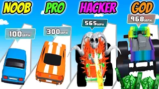 Draft Race 3D - NOOB vs PRO vs HACKER vs GOD